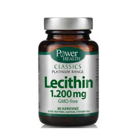 Power Health Classics Platinum Range Lecithin 1.200mg Λεκιθίνη για Χοληστερίνη & Τριγλυκερίδια 60 κάψουλες