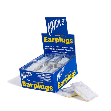 Macks Earplugs Ωτοασπίδες Σιλικόνης 2 τεμάχια