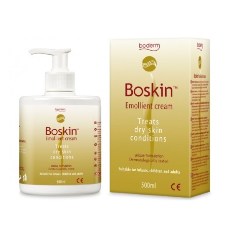 Boderm Boskin Emolient Cream Μαλακτική Κρέμα Σώματος για την Περιποίηση του Ξηρού Δέρματος 500 Ml