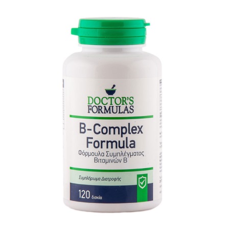 Doctors Formulas Vitamin B Complex Φόρμουλα Συμπλέγματος Βιταμινών B 120 κάψουλες