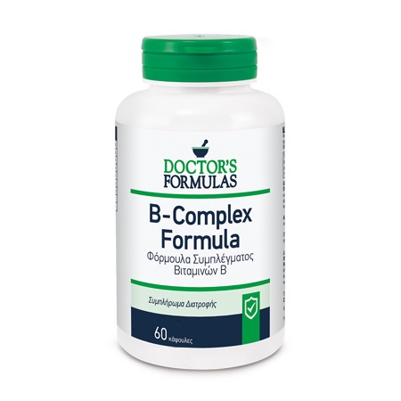 Doctors Formulas Vitamin B Compex Φόρμουλα Συμπλέγματος Βιταμινών B 60 κάψουλες