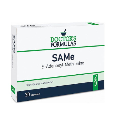 Doctors Formulas SAMe Συμπλήρωμα Διατροφής με S-ΑδενοσυλοΜεθειονίνη, Βιταμίνες B & Φολικό Οξύ 30 κάψουλες