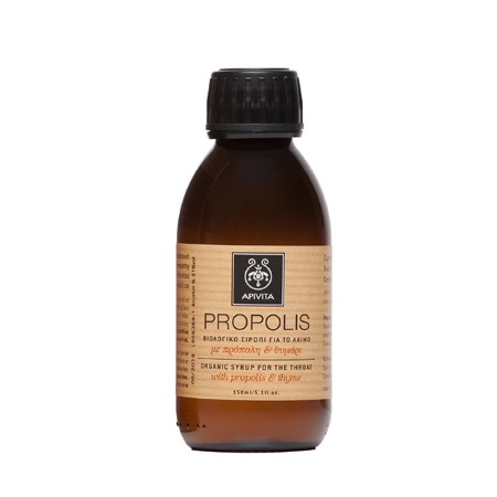 Apivita Propolis Παιδικό Βιολογικό Σιρόπι για το λαιμό 150ml