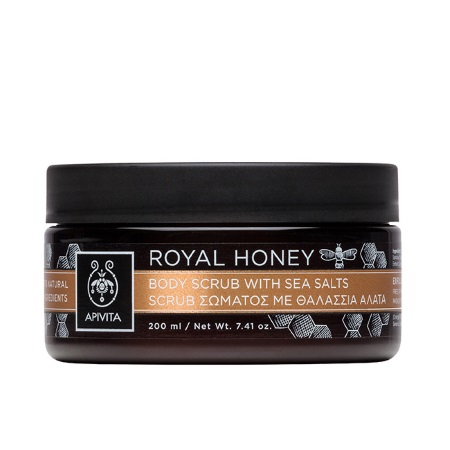 Apivita Scrub Σώματος με Θαλάσσια Άλατα και Μέλι 200ml