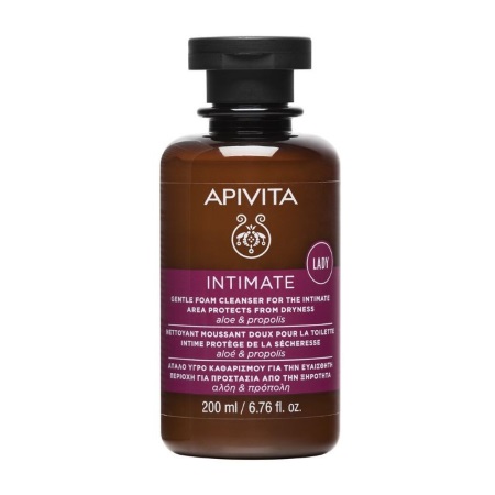 Apivita Intimate Lady Απαλό Υγρό Καθαρισμού για Την Ευαίσθητη Περιοχή με Αλόη & Πρόπολη 200ml
