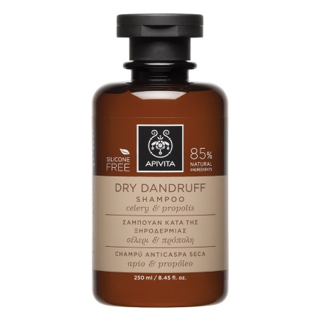 Apivita Dry Dandruff Shampoo Σαμπουάν κατά της Ξηροδερμίας με Σέλερι & Πρόπολη 250ml