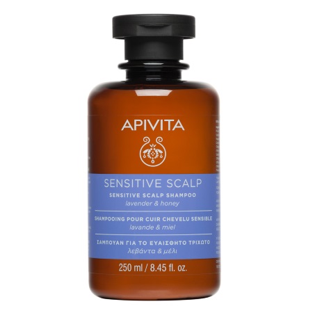 Apivita Sensitive Scalp Shampoo με Λεβάντα και Μέλι για ευαίσθητο τριχωτό κεφαλής 250ml