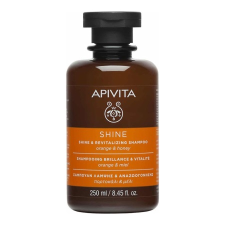 Apivita Shine & Revitalizing Σαμπουάν για Λάμψη & Αναζωογόνηση με Πορτοκάλι & Μέλι 250ml