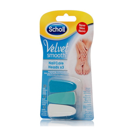 Scholl  Ανταλλακτικά Ηλεκτρικού Συστήματος Περιποίησης Νυχιών για Περιποιημένα Άκρα 3 τεμάχια