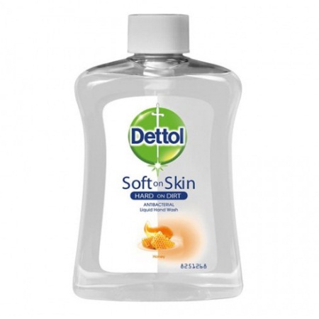 Dettol Ανταλλακτικό Αντιβακτηριδιακό Υγρό Κρεμοσάπουνο με Μέλι 250ml