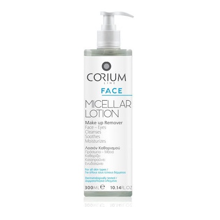 Corium Face Micellar Lotion Λοσιόν Καθαρισμού/Ντεμακιγιάζ 300ml