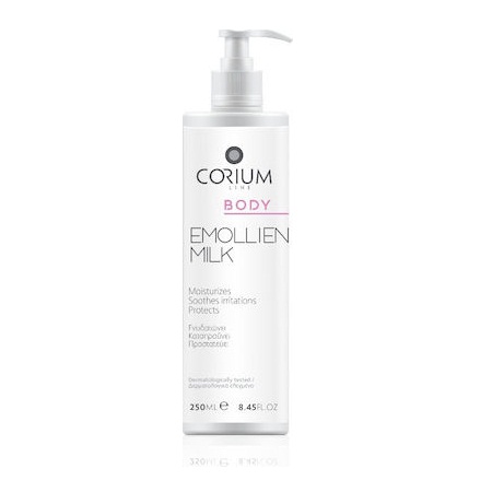 Corium Body Emollient Milk Ενυδατικό Γαλάκτωμα Σώματος 250ml