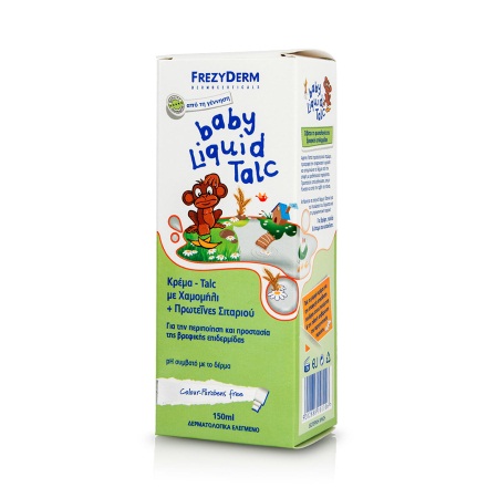 Frezyderm Baby Liquid Talc Κρέμα Ταλκ με Χαμομήλι & Πρωτεϊνες Σιταριού 150ml