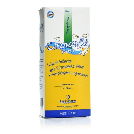 Frezyderm Baby Chamomile Bath Καταπραϋντικό Διάλυμα για Περιποίηση Ερεθισμένης Επιδερμίδας 200ml
