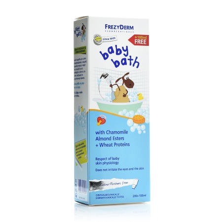 Frezyderm Baby Bath Απαλό Βρεφικό Αφρόλουτρο 200ml + 100ml ΔΩΡΟ