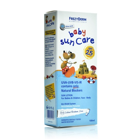 Frezyderm Baby Sun Care SPF25 Βρεφικό Αντηλιακό Γαλάκτωμα Προσώπου & Σώματος 100ml