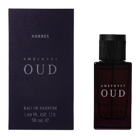 Korres Eau De Parfum Amethyst Oud Γυναικείο Σαγηνευτικό Άρωμα με Νότες από Εσπεριδοειδή Vetiver Γεράνι & Λεβάντα 50ml