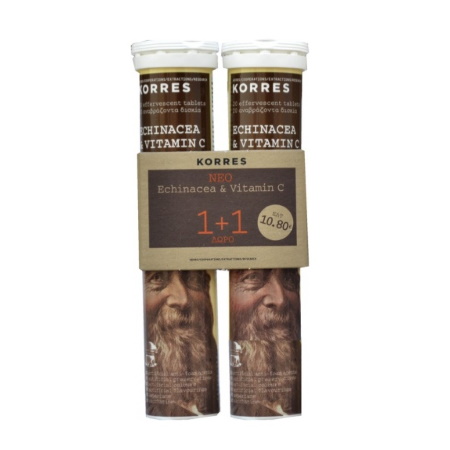 Korres Echinacea & Vitamin C 1+1 ΔΩΡΟ 2x20 αναβ.δισκία