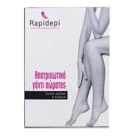 Rapidepi Αποτριχωτικό Γάντι Σώματος & Ανταλλακτικά 3τμχ