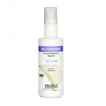 Froika Anti- Perspirant Spray Κατά της Έντονης Εφίδρωσης Χωρίς Άρωμα 60ml