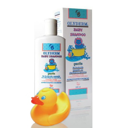 Olyderm Baby Shampoo Απαλό Βρεφικό Σαμπουάν - Αφρόλουτρο 200ml
