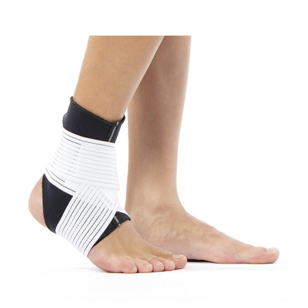 Anatomic Help 0031 Επιστραγαλίδα με δυο δέστρες Χρώμα ΜΑΥΡΟ Μέγεθος L