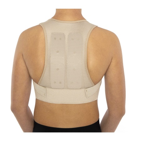 Anatomic Help 0299 Γιλέκο Πλεκτό Κυφώσεως με Μπανελες Αεριζόμενο Χρώμα Μπεζ Μέγεθος M