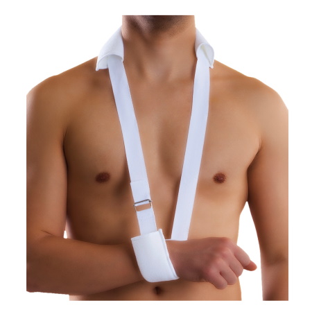 Anatomic Help 0327 Ιμάντας Ανάρτησης Χειρός, Μονός Χρώμα Ασπρο One Size
