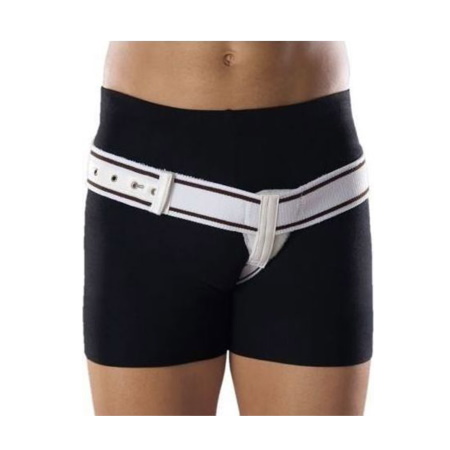 Anatomic Help 0340 Κηλεπίδεσμος Μονός Αριστερός Χρώμα Ασπρο Μέγεθος L