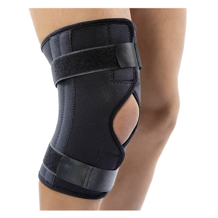 Anatomic Help 1506 Επιγονατίδα Ανοιχτή με Σπειροειδή Ελάσματα Χρώμα Μαύρο Μέγεθος S
