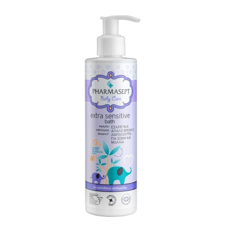Pharmasept Extra Sensitive Bath Εξαιρετικά Απαλό Βρεφικό Αφρόλουτρο 250ml