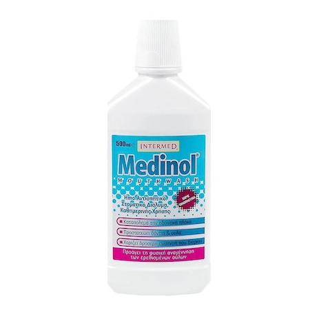 Intermed Medinol Mouthwash Ήπιο Αντισηπτικό Στοματικό Διάλυμα 500ml