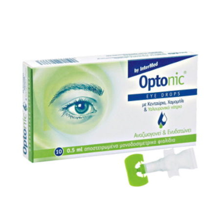 Optonic Οφθαλμικές Σταγόνες 10x0.5ml