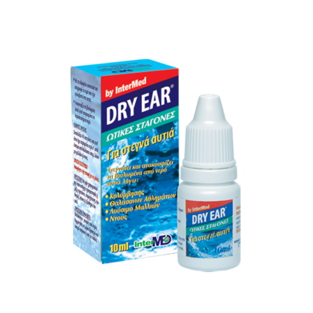 Intermed Dry Ear Ωτικές Σταγόνες για ανακούφιση βουλωμένων αυτιών 10ml