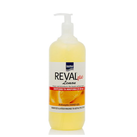 Intermed Reval Plus Lemon Αντισηπτικό Τζελ Χεριών 1000ml