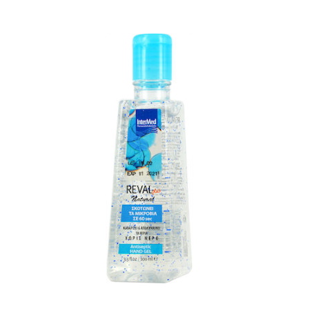 Intermed Reval Plus Natural Hand Gel Αντισηπτικό Χεριών 100ml