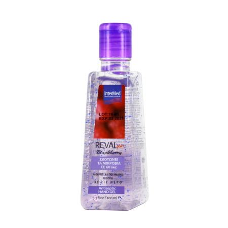 Intermed Reval Plus Blackberry Antiseptic Hand Gel 100ml