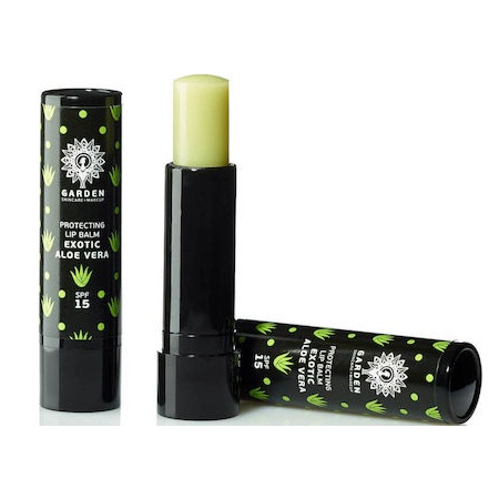Garden Of Panthenols Lip Care Exotic Alow Vera SPF15 Αντιηλιακή Προστασία & Καθημερινή Περιποίηση των Χειλιών 5,20gr