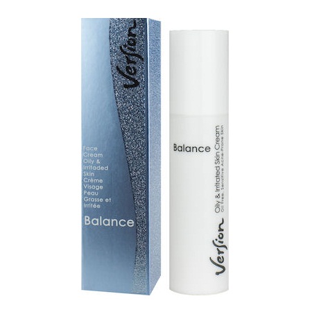Version Derma Balance Cream Ήπια Υδατική & Εξισορροπητική Κρέμα Προσώπου για Μικτά Ευαίσθητα & Λιπαρά Δέρματα 50 Ml