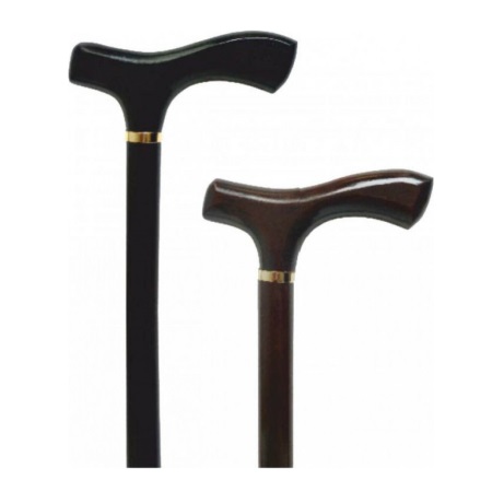 Anatomic Line 5602 Μπαστούνι Ξύλινο (με λαβή Τ ) Χρώμα Μαύρο 90cm