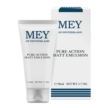 Mey Pure Action Matt Emulsion Ενυδατικό γαλάκτωμα Προστασίας και Μείωσης Aτελειών Λιπαρού Δέρματος 50ml