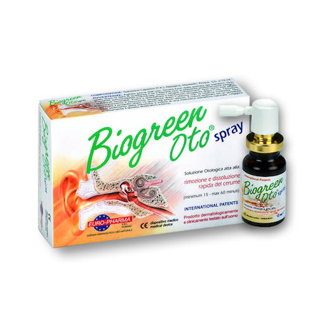 Bionat Biogreen Oto Αποτελεσματικό Ωτικό Σπρέι Καθαρισμού για Όλη την Οικογένεια 13ml