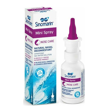 Sinomarin Mini Spray Υπέρτονο Θαλασσινό Διάλυμα 30ml