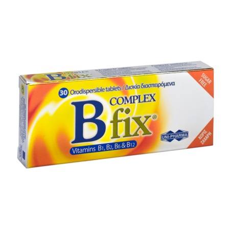 B Fix Complex για την Υγεία του Νευρικού Συστήματος 30 Διασπειρόμενα Δισκία