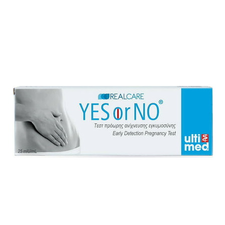 Real Care Yes or No Μονό Τεστ Εγκυμοσύνης 1 τεμάχιo