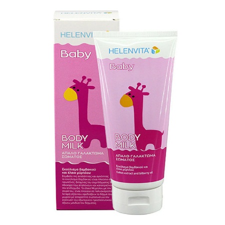 Pharmex Helenvita Baby Body Milk Βρεφικό Απαλό Γαλάκτωμα Σώματος 200ml