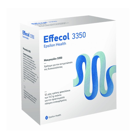 Effecol 3350 Συμπλήρωμα Διατροφής για την αντιμετώπιση της δυσκοιλιότητας 24x13,3g