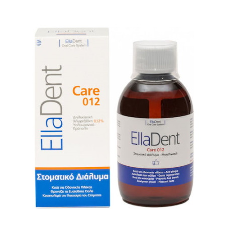 EllaDent Care 012 Στοματικό Διάλυμα για την Καταπολέμηση της Μικροβιακής Πλάκας 250ml