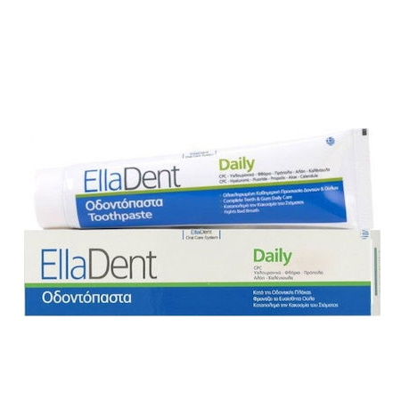 EllaDent Daily Οδοντόκρεμα για την πρόληψη ουλίτιδας, τερηδόνας & κακοσμίας του στόματος 75ml