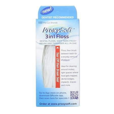 Tepe Proxy Soft 3 in 1 Floss Οδοντικά Νήματα 100τμχ